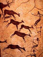 Cave painting. Copyright Kevin Mallard.